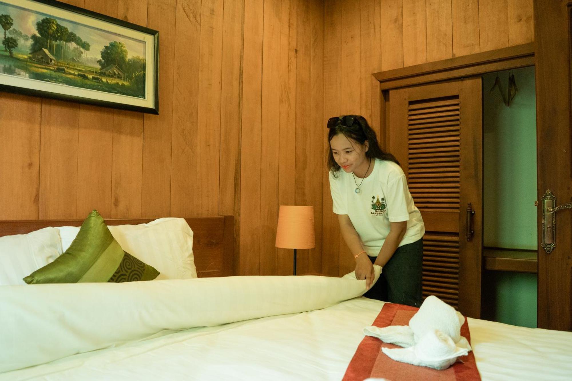 Jungle Sanctuary Hotel Sziemreap Kültér fotó